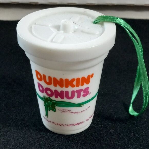 Dunkin' Donuts Coffee to go Cup Holiday Ornament - Picture 1 of 6